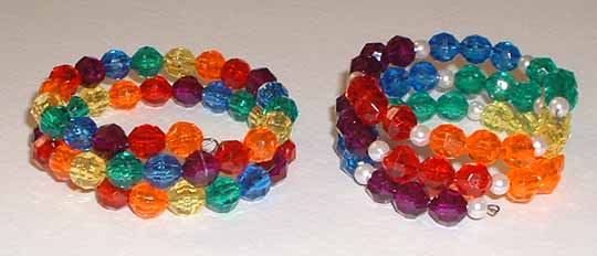 Kids Class 1 -- Memory Wire Bracelet