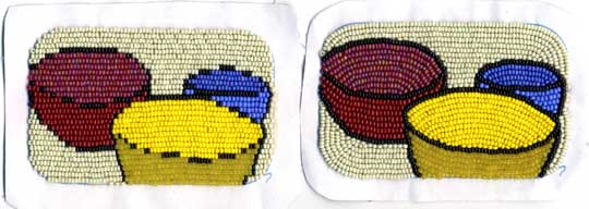 comparison of bead pictures from Bead Embroidery 101 and 102