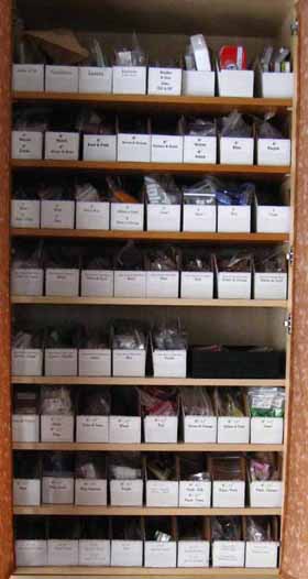 Bead Storage Cabinet