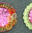 Six beaded brooches preview